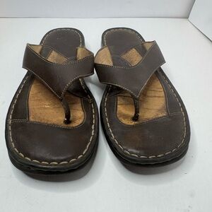 Born Vintage  Brown Leather Sandals Size 9/40
